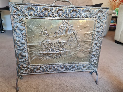 Embossed brass and lombard - and,