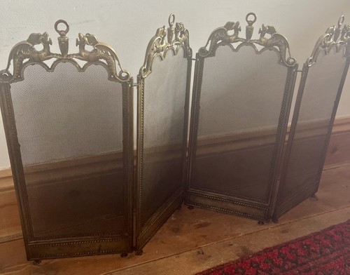 1920s fire screen griffin - fire,