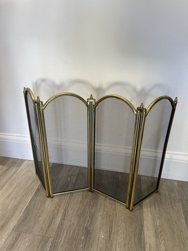 Brass effect folding fire - brass,