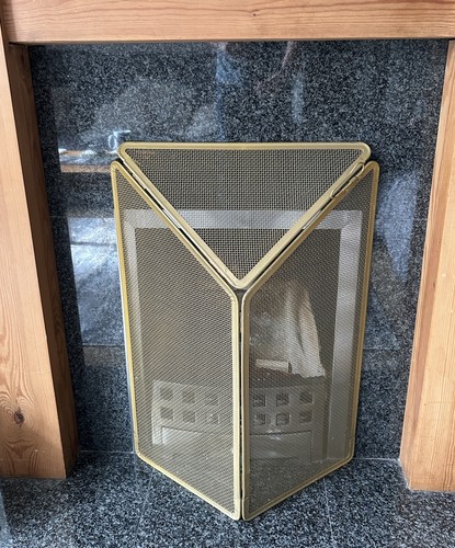 Vintage fire guard folding - vintage,