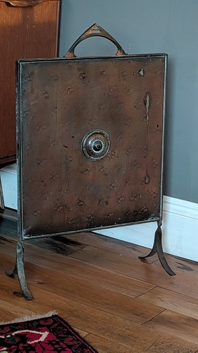 Arts crafts fire screen - &,