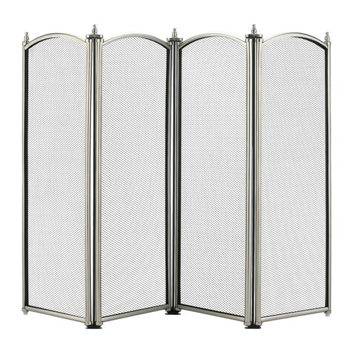 Mansion pewter fold fire - 4-fold,