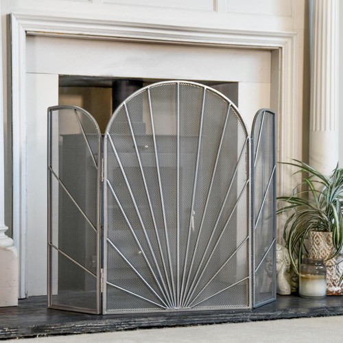 Silver art deco three - silver, three-fold