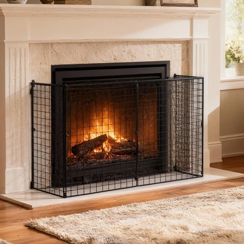 Extendable fire guard screen - extendable,