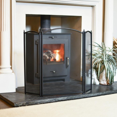 Black traditional arched three - traditional,