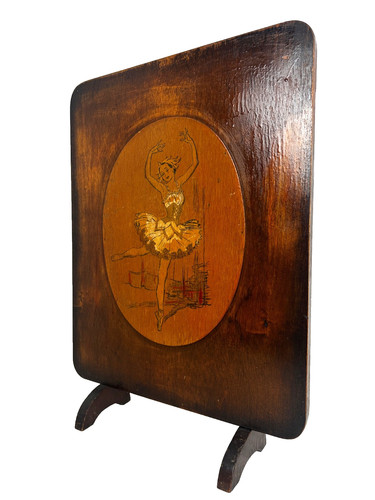 Vintage wooden decorative fire - decorative,
