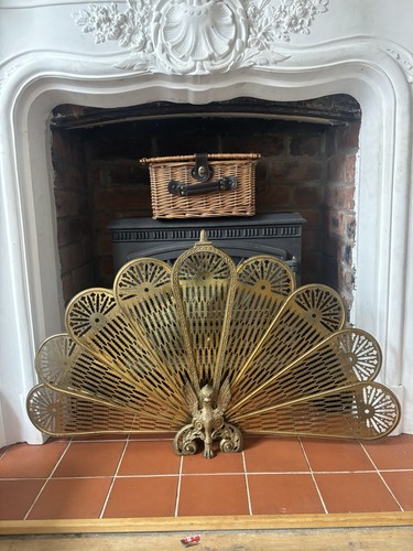 Vintage brass peacock folding - vintage,