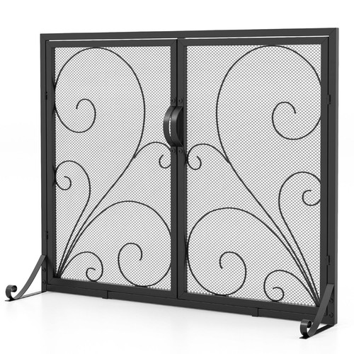 96x78cm double door fireplace - double,