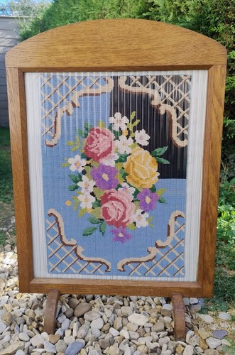 Vintage light oak framed - vintage, fire