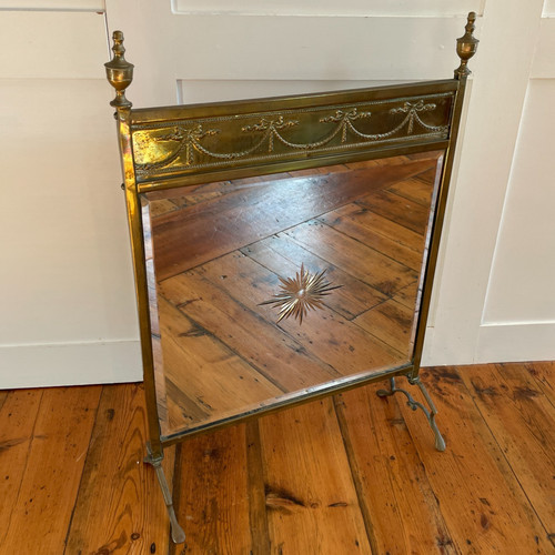 Antique fireguard fireplace - antique,