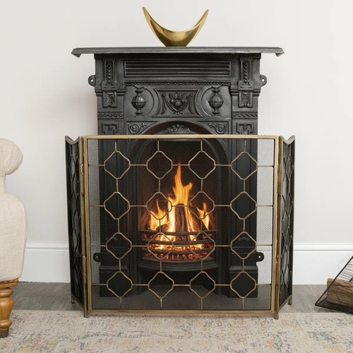 Antique gold geometric - gold,