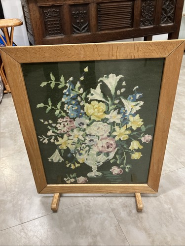 Vintage cross stitch tapestry - cross,