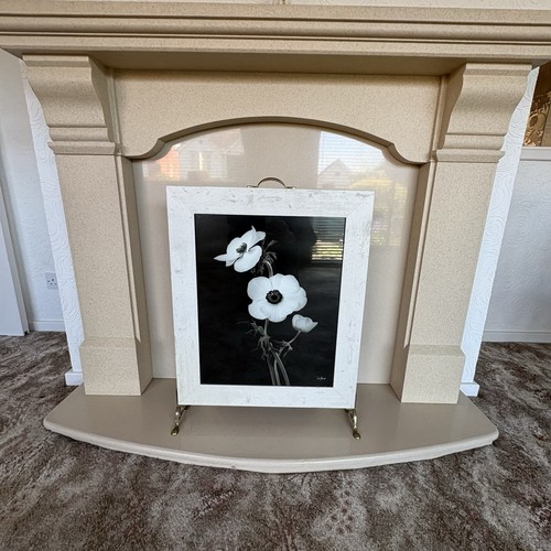 Decorative wooden fire screen - wooden,