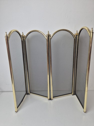 Brass effect folding fire - folding,
