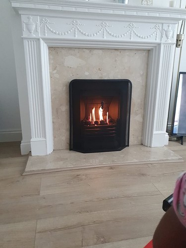 Black fire guard freestanding - fire,