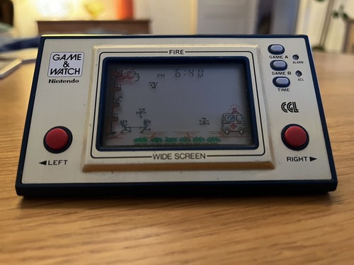 Nintendo game watch blue - game,