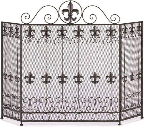 Fire screen fleur lys - screen,
