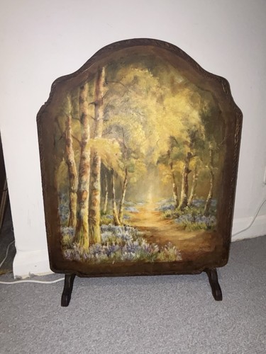 Vintage hand painted - painted, wooden