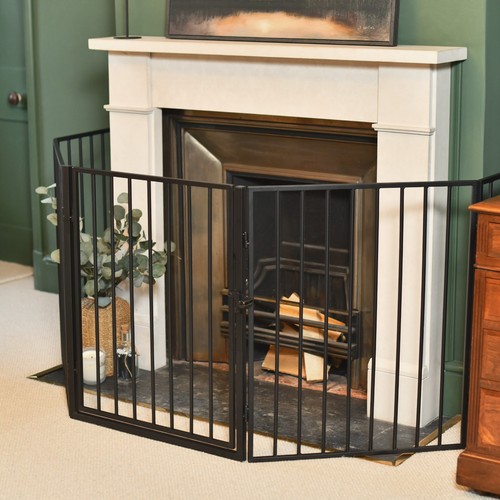 Black five panel fire guard - five,