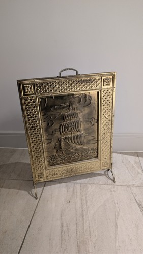 Vintage embossed ship - vintage, galleon